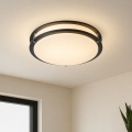 Brilagi - Stropno svjetlo ELARO 4xE27/40W/230V Ø 41 cm crno