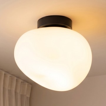 BRILAGI - Stropno svjetlo PEBBLES 1xE27/40W/230V Ø 20 cm crna