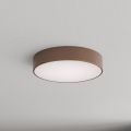 Brilagi - Stropno svjetlo za kupaonicu s ugrađenim senzorom pokreta i sumraka CLARE 3xE27/24W/230V Ø 40 cm, smeđe boje, IP54