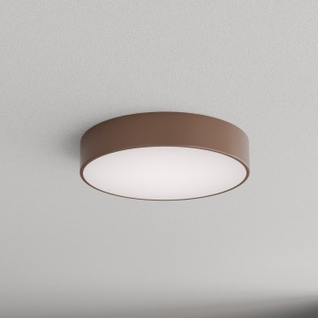 Brilagi - Stropno svjetlo za kupaonicu s ugrađenim senzorom pokreta i sumraka CLARE 3xE27/24W/230V Ø 40 cm, smeđe boje, IP54