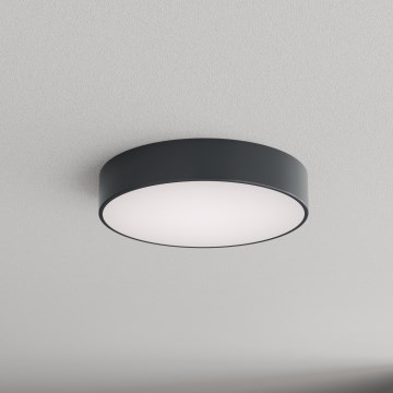 Brilagi - Stropno svjetlo za kupaonicu sa senzorom pokreta i sumraka CLARE 3xE27/24W/230V Ø 40 cm antracit IP54