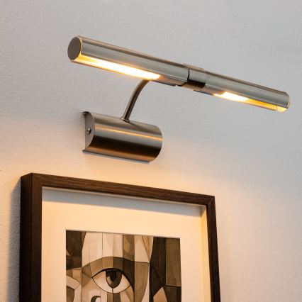 Brilagi - Svjetiljka za slike DANAE 2xE14/40W/230V mat krom