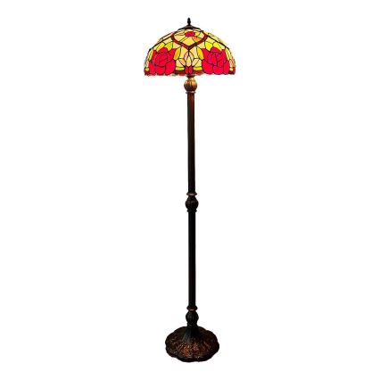 Brilagi - Tiffany dekorativna podna lampa GARLAN 2xE27/60W/230V