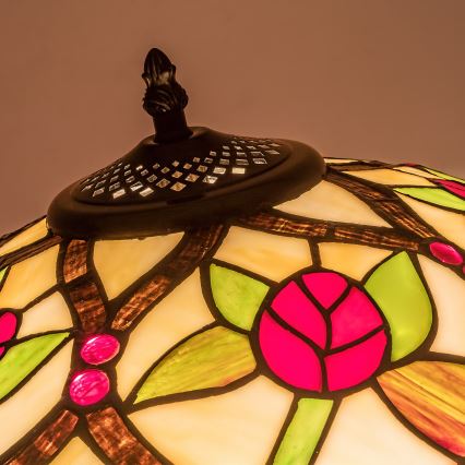 Brilagi - Tiffany dekorativna podna lampa GARLAN 2xE27/60W/230V