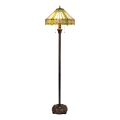 BRILAGI - Tiffany vitražna podna lampa EMERALD 2xE27/60W/230V