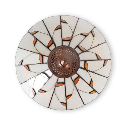 Brilagi - Tiffany vitražna podna lampa FOLIA 2xE27/60W/230V