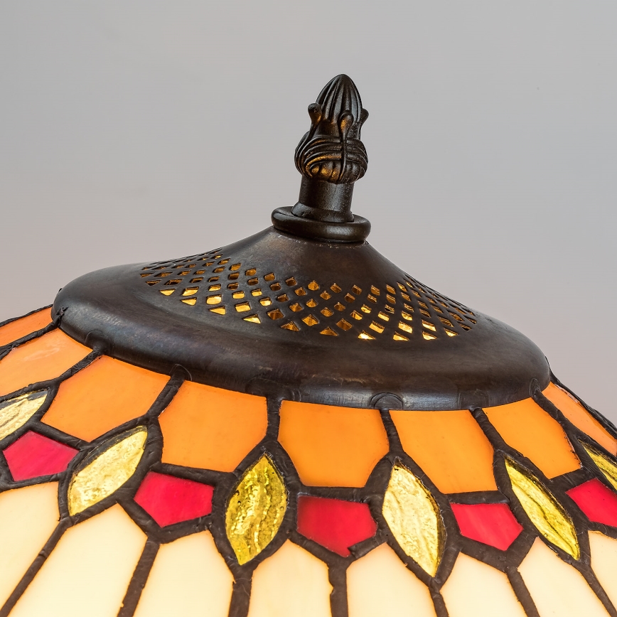 Brilagi - Tiffany vitražna podna lampa LUISA 2xE27/60W/230V