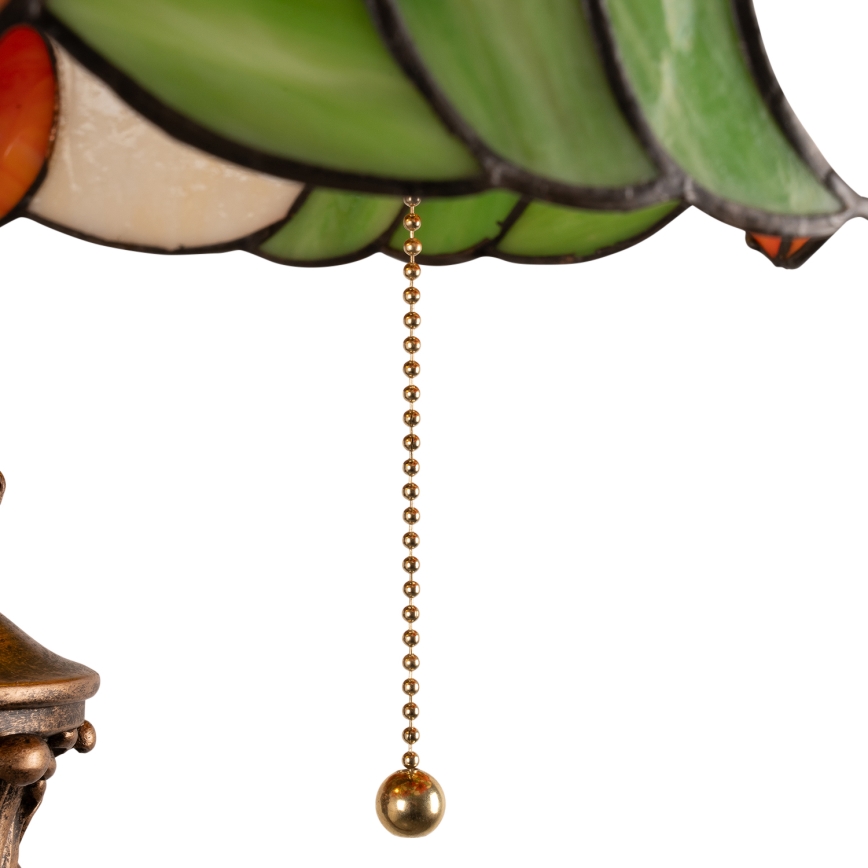 Brilagi - Tiffany vitražna podna lampa SUNFLOWER 2xE27/60W/230V