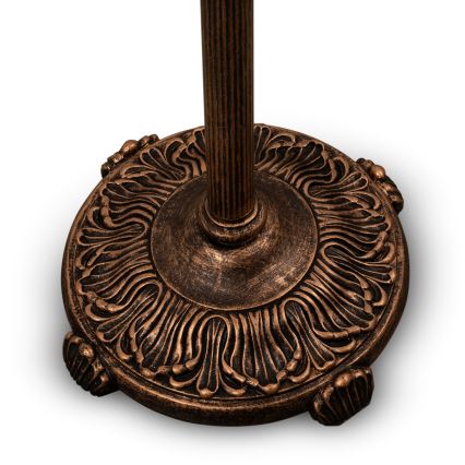 Brilagi - Tiffany vitražna podna lampa SUNFLOWER 2xE27/60W/230V