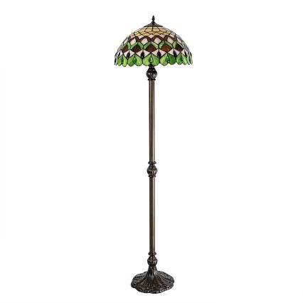 Brilagi - Tiffany vitražna stojeća lampa MARGARET 2xE27/60W/230V