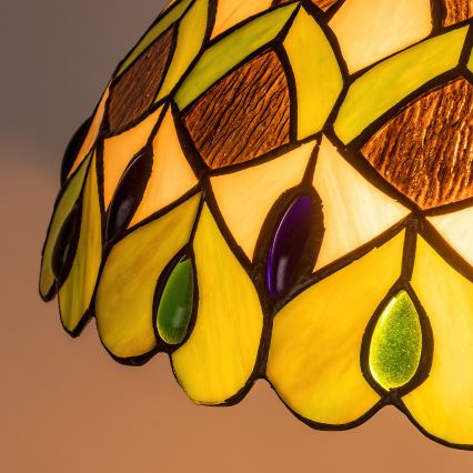 Brilagi - Tiffany vitražna stojeća lampa MARGARET 2xE27/60W/230V