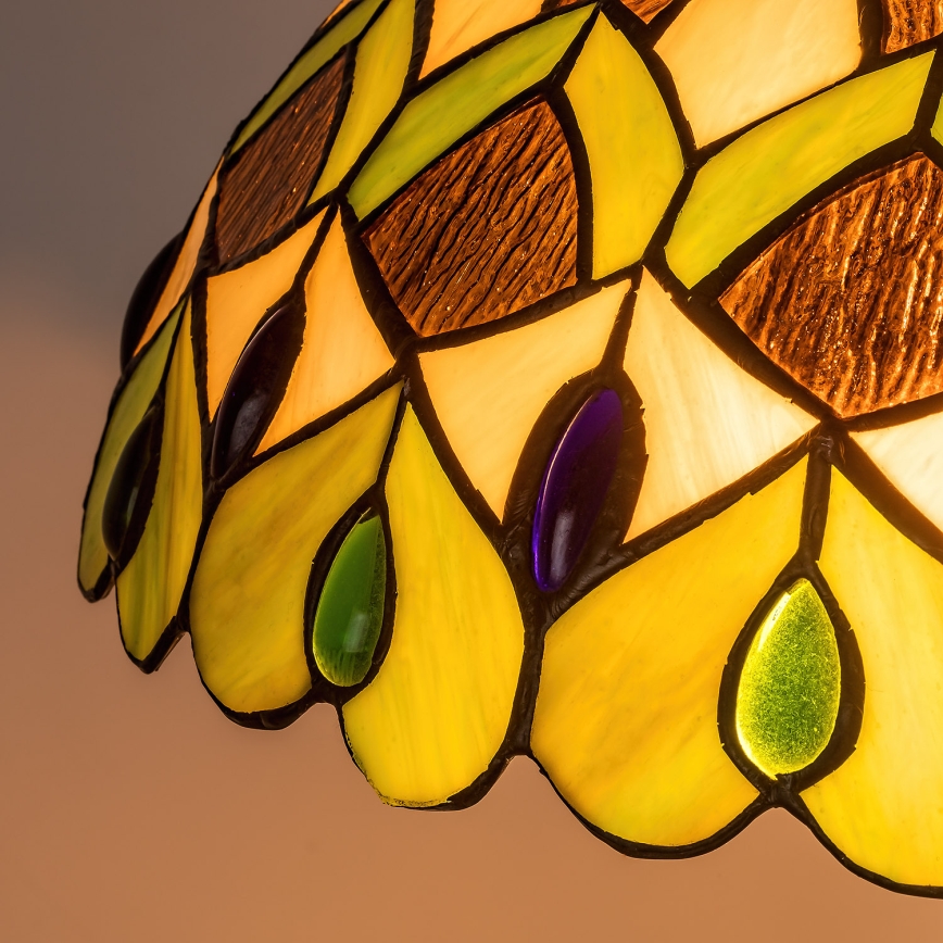 Brilagi - Tiffany vitražna stojeća lampa MARGARET 2xE27/60W/230V