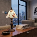 Brilagi - Tiffany vitražna stolna lampa FOLIA 1xE27/60W/230V