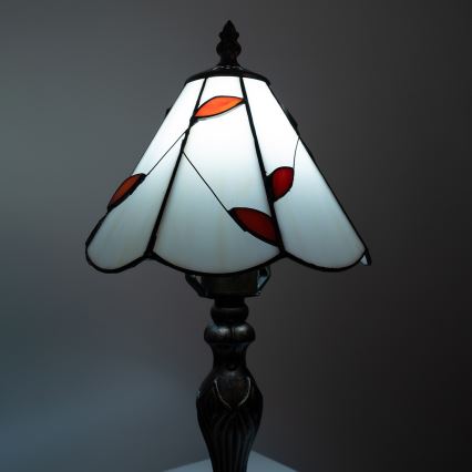 Brilagi - Tiffany vitražna stolna lampa FOLIA 1xE27/60W/230V