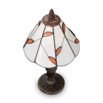 Brilagi - Tiffany vitražna stolna lampa FOLIA 1xE27/60W/230V