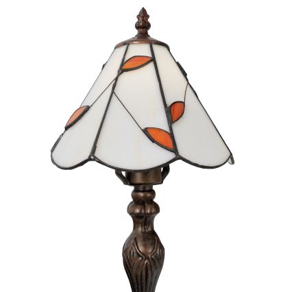 Brilagi - Tiffany vitražna stolna lampa FOLIA 1xE27/60W/230V
