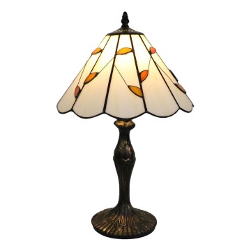 Brilagi - Tiffany vitražna stolna lampa FOLIA 1xE27/60W/230V