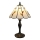 Brilagi - Tiffany vitražna stolna lampa FOLIA 1xE27/60W/230V