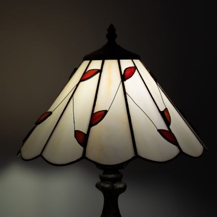 Brilagi - Tiffany vitražna stolna lampa FOLIA 1xE27/60W/230V