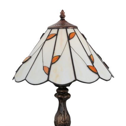 Brilagi - Tiffany vitražna stolna lampa FOLIA 1xE27/60W/230V