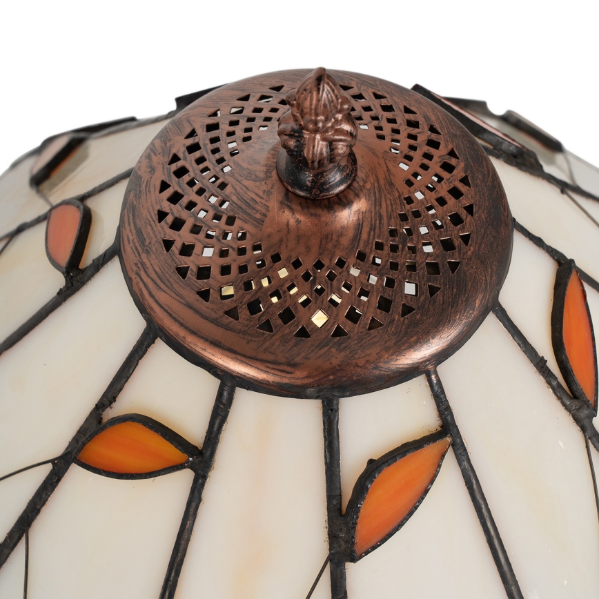 Brilagi - Tiffany vitražna stolna lampa FOLIA 1xE27/60W/230V