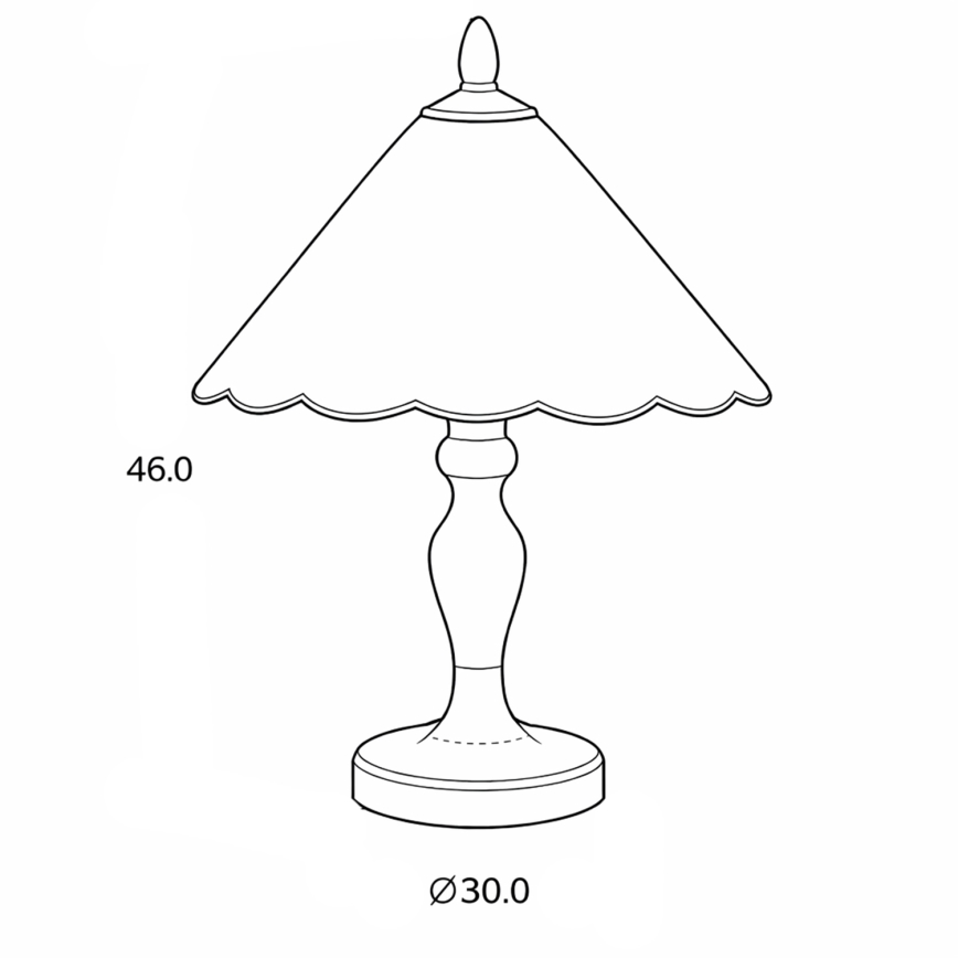 Brilagi - Tiffany vitražna stolna lampa FOLIA 1xE27/60W/230V