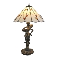 Brilagi - Tiffany vitražna stolna lampa FOLIA 1xE27/60W/230V
