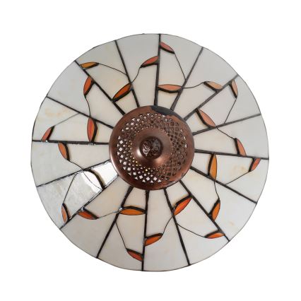 Brilagi - Tiffany vitražna stolna lampa FOLIA 1xE27/60W/230V