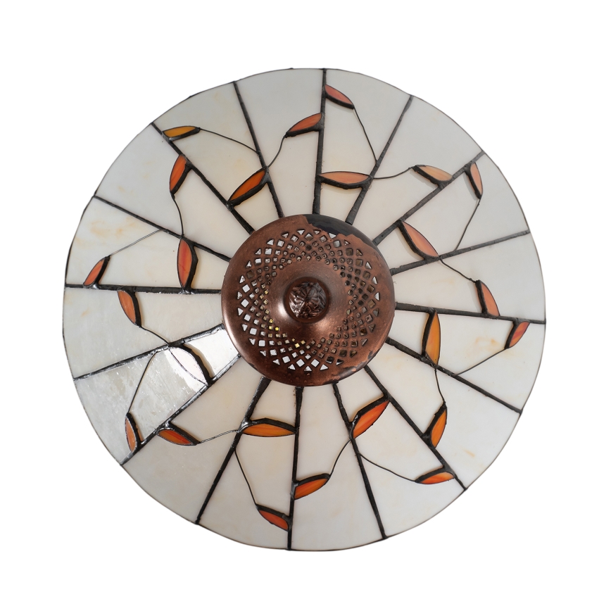 Brilagi - Tiffany vitražna stolna lampa FOLIA 1xE27/60W/230V