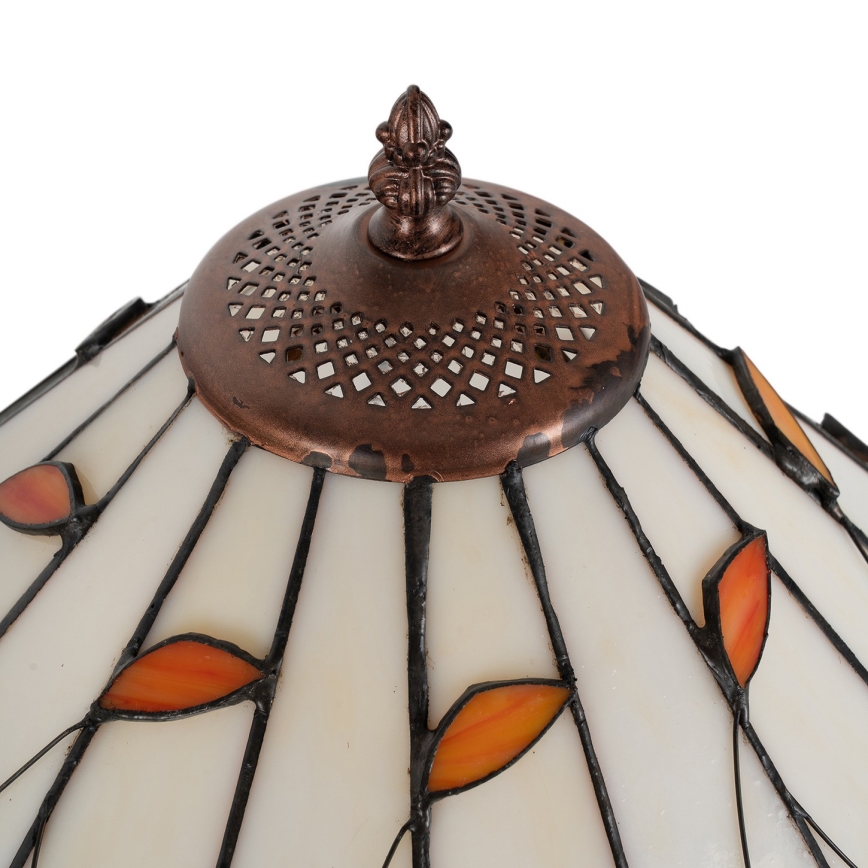 Brilagi - Tiffany vitražna stolna lampa FOLIA 1xE27/60W/230V