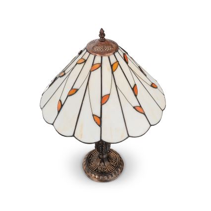 Brilagi - Tiffany vitražna stolna lampa FOLIA 2xE27/60W/230V