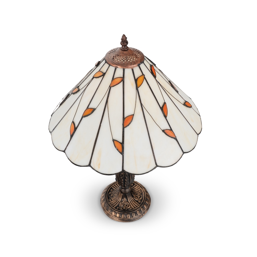 Brilagi - Tiffany vitražna stolna lampa FOLIA 2xE27/60W/230V