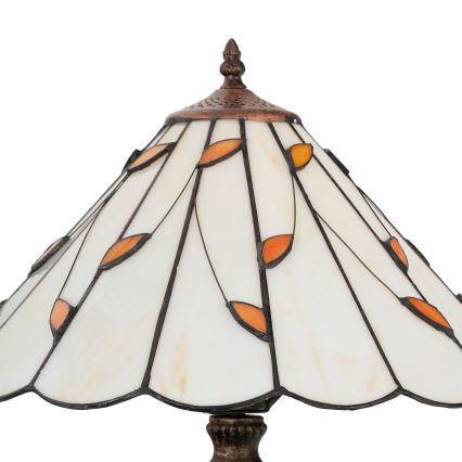 Brilagi - Tiffany vitražna stolna lampa FOLIA 2xE27/60W/230V