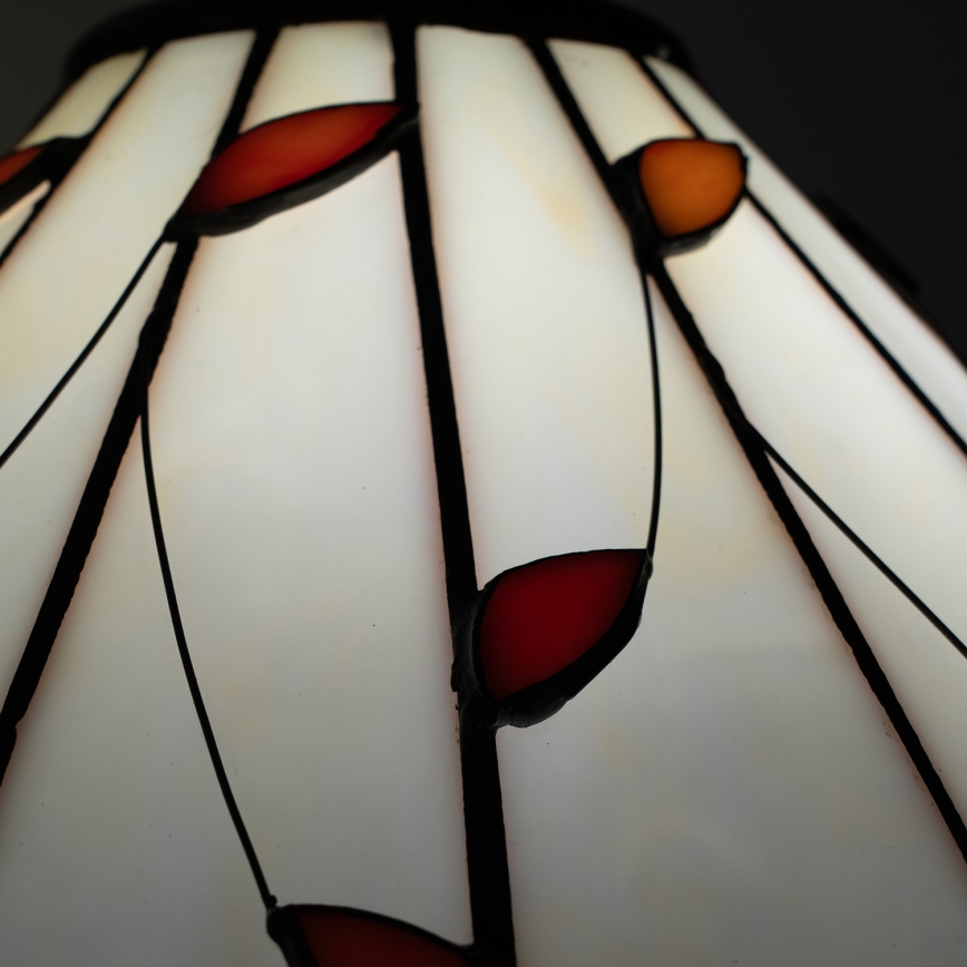 Brilagi - Tiffany vitražna stolna lampa FOLIA 2xE27/60W/230V