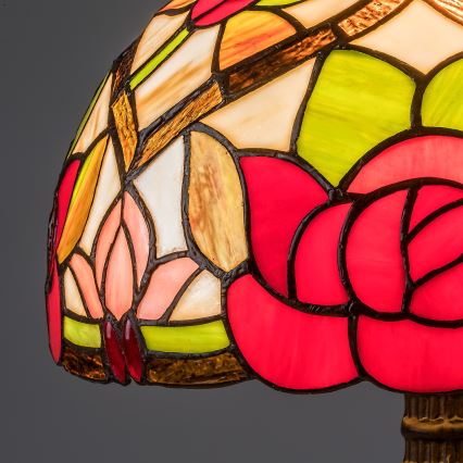 Brilagi - Tiffany vitražna stolna lampa GARLAN 1xE27/40W/230V
