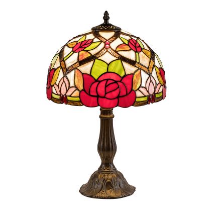 Brilagi - Tiffany vitražna stolna lampa GARLAN 1xE27/40W/230V