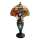 Brilagi - Tiffany vitražna stolna lampa JUNGLE 1xE27/60W/230V + 1xE14/40W