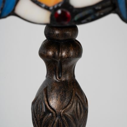 Brilagi - Tiffany vitražna stolna lampa JUNGLE 1xE27/60W/230V