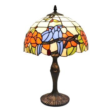 Brilagi - Tiffany vitražna stolna lampa JUNGLE 1xE27/60W/230V