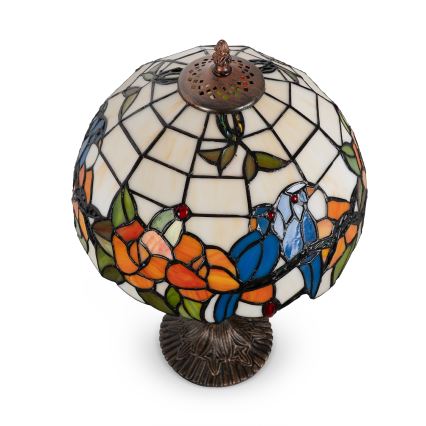 Brilagi - Tiffany vitražna stolna lampa JUNGLE 1xE27/60W/230V