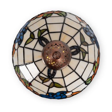 Brilagi - Tiffany vitražna stolna lampa JUNGLE 1xE27/60W/230V