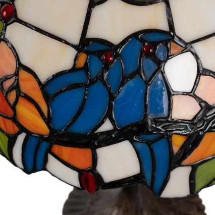 Brilagi - Tiffany vitražna stolna lampa JUNGLE 1xE27/60W/230V