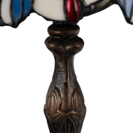 Brilagi - Tiffany vitražna stolna lampa JUNGLE 1xE27/60W/230V