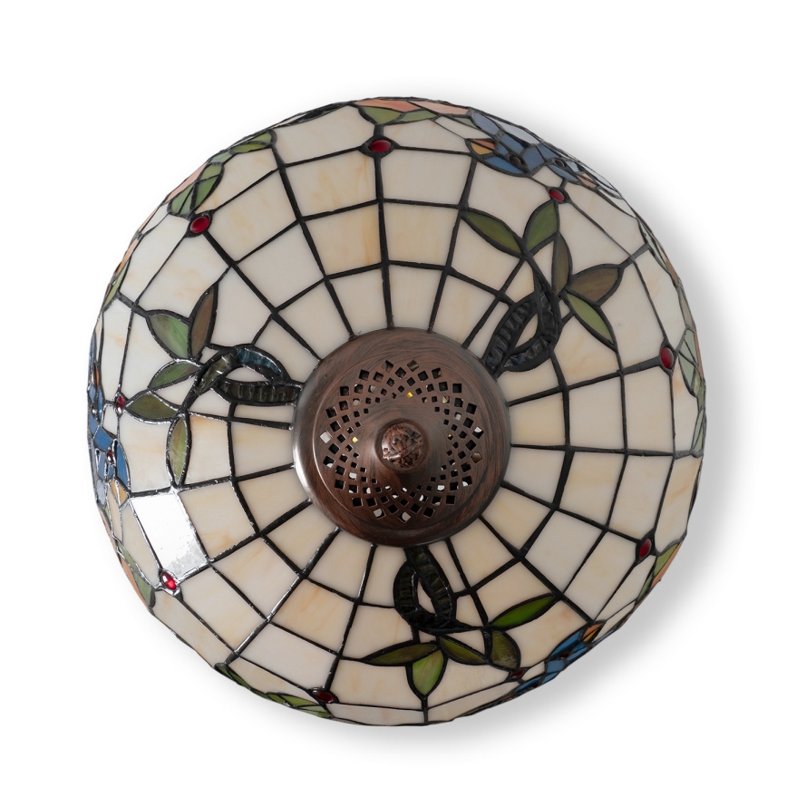 Brilagi - Tiffany vitražna stolna lampa JUNGLE 2xE27/60W/230V