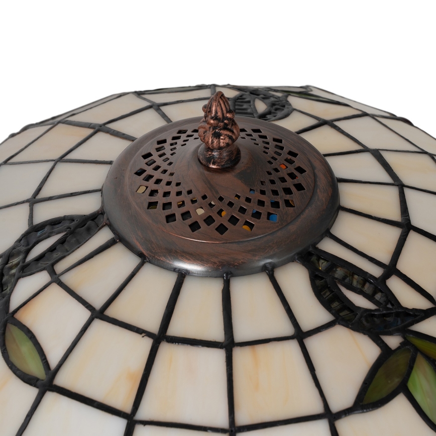 Brilagi - Tiffany vitražna stolna lampa JUNGLE 2xE27/60W/230V