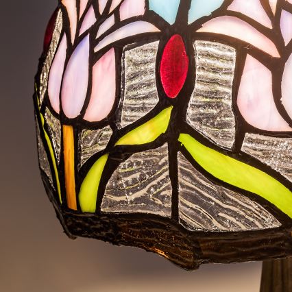 Brilagi - Tiffany vitražna stolna lampa LORAS 1xE14/40W/230V