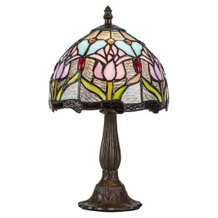 Brilagi - Tiffany vitražna stolna lampa LORAS 1xE14/40W/230V