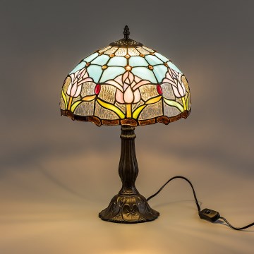 Brilagi - Tiffany vitražna stolna lampa LORAS 1xE27/40W/230V