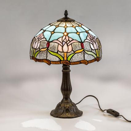 Brilagi - Tiffany vitražna stolna lampa LORAS 1xE27/40W/230V