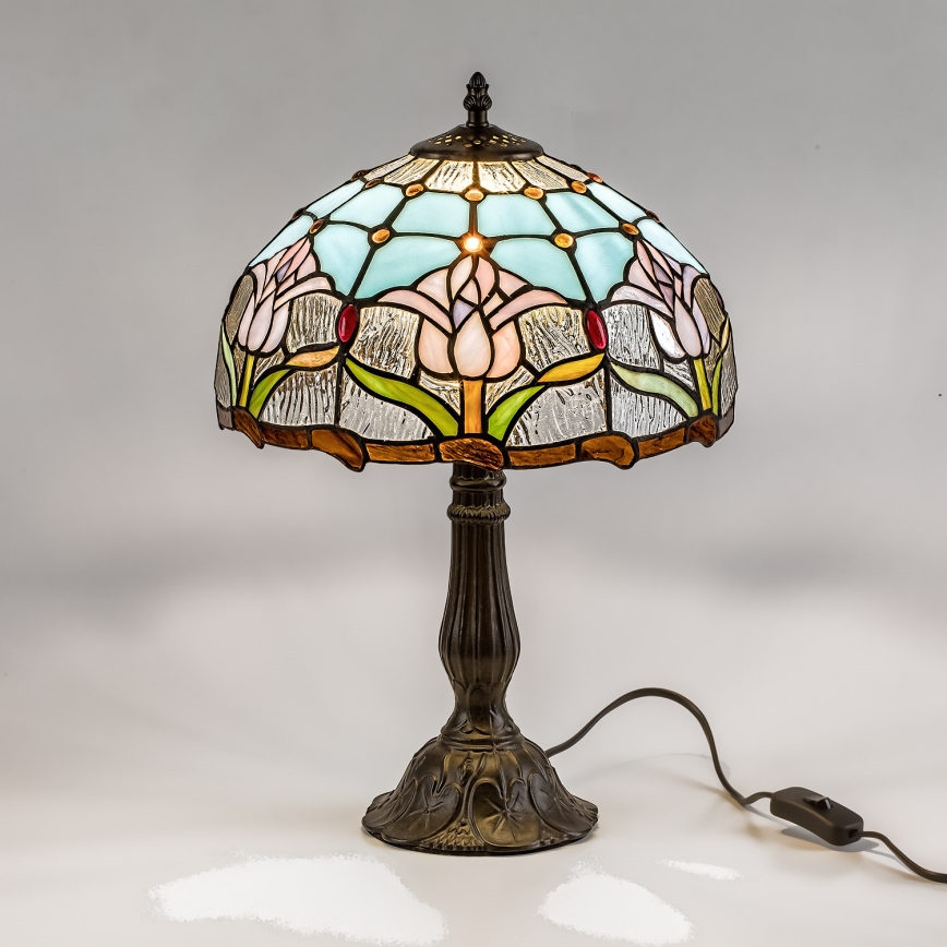 Brilagi - Tiffany vitražna stolna lampa LORAS 1xE27/40W/230V